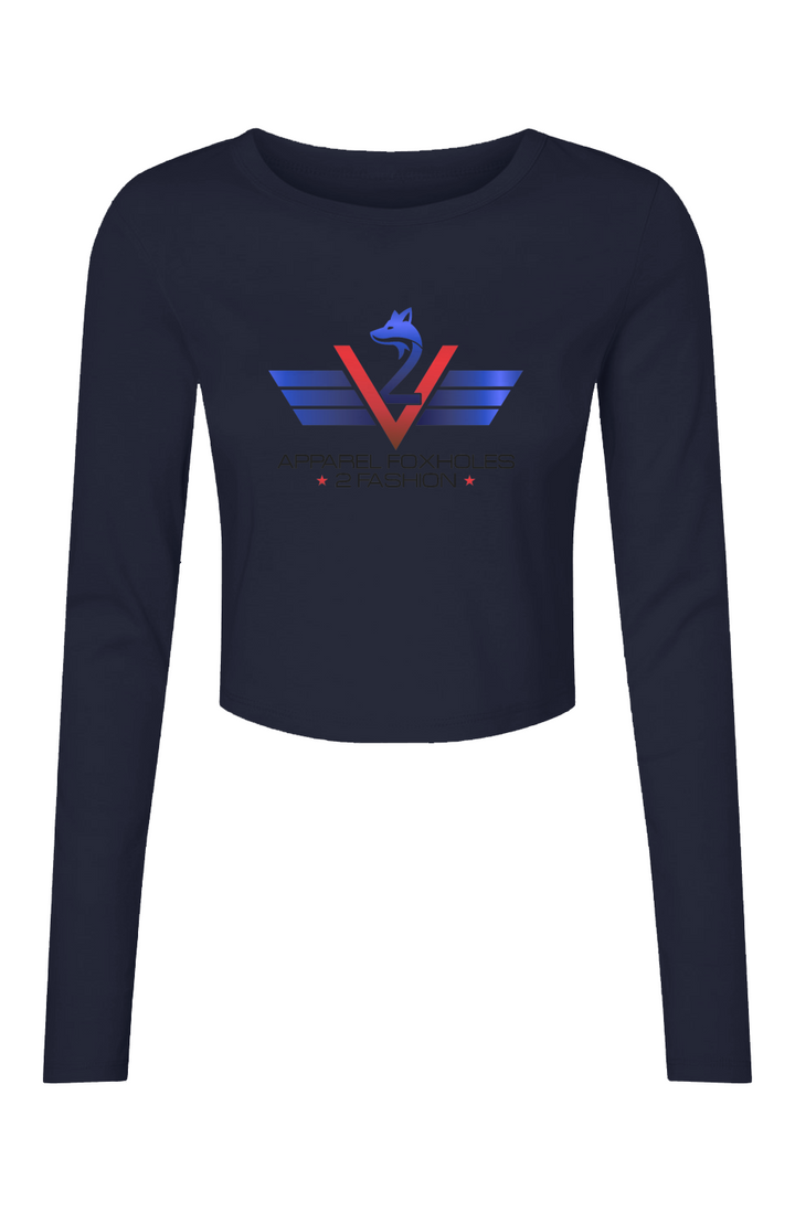 Womens Micro Rib LS Baby Tee