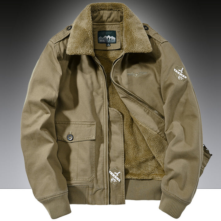 Padded Cotton Aviator Military Jacket Men – Solely Veterans Wear